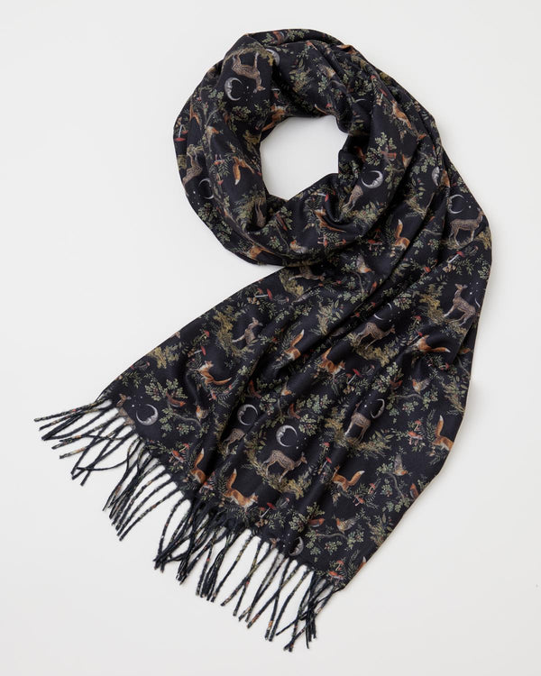 A Night's Tale Woodland Midnight Heavy Weight Scarf
