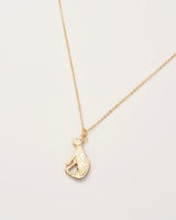 Enamel Bengal Cat Short Necklace