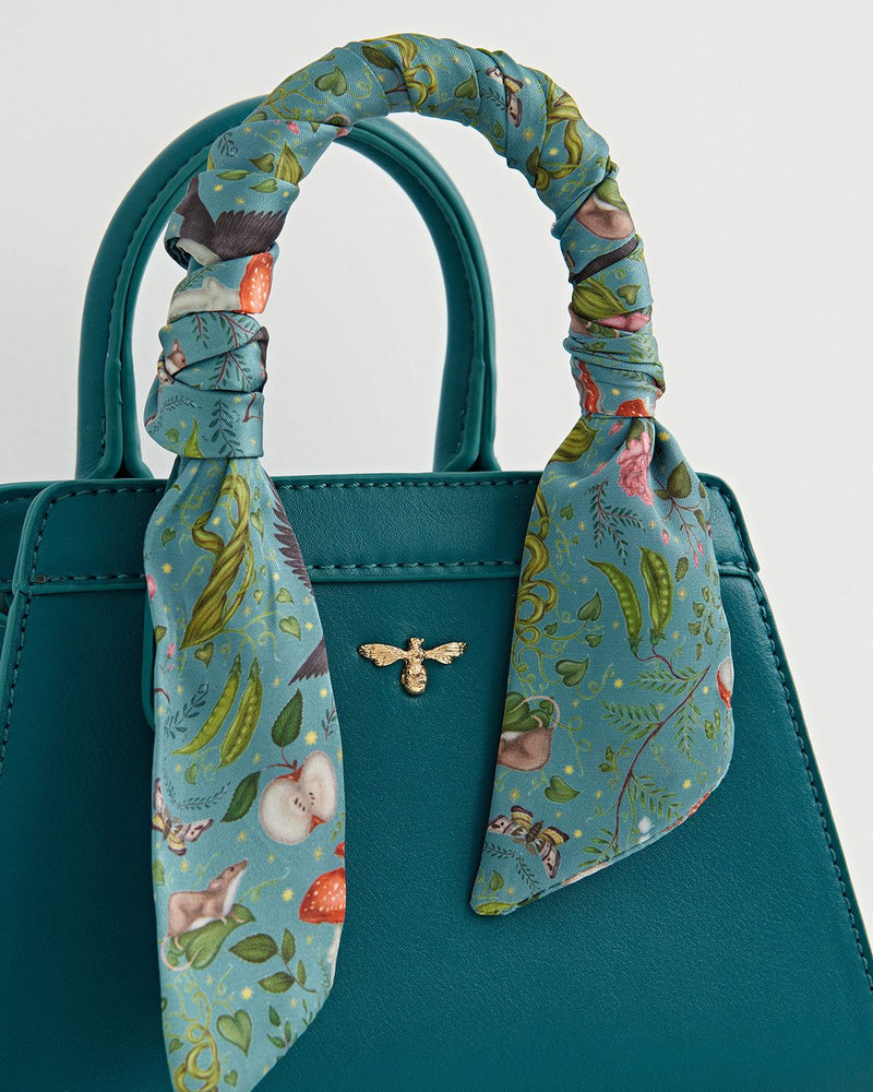 Catherine Rowe Into The Woods Small Tote - Teal