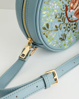 Chloe Circle Bag Embroidered Dormouse Blue