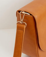 Nina Messenger Handbag - Tan