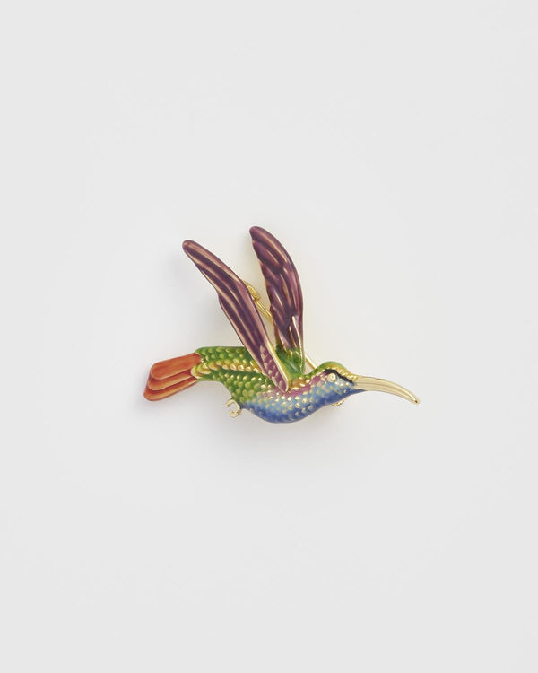 Hummingbird Brooch