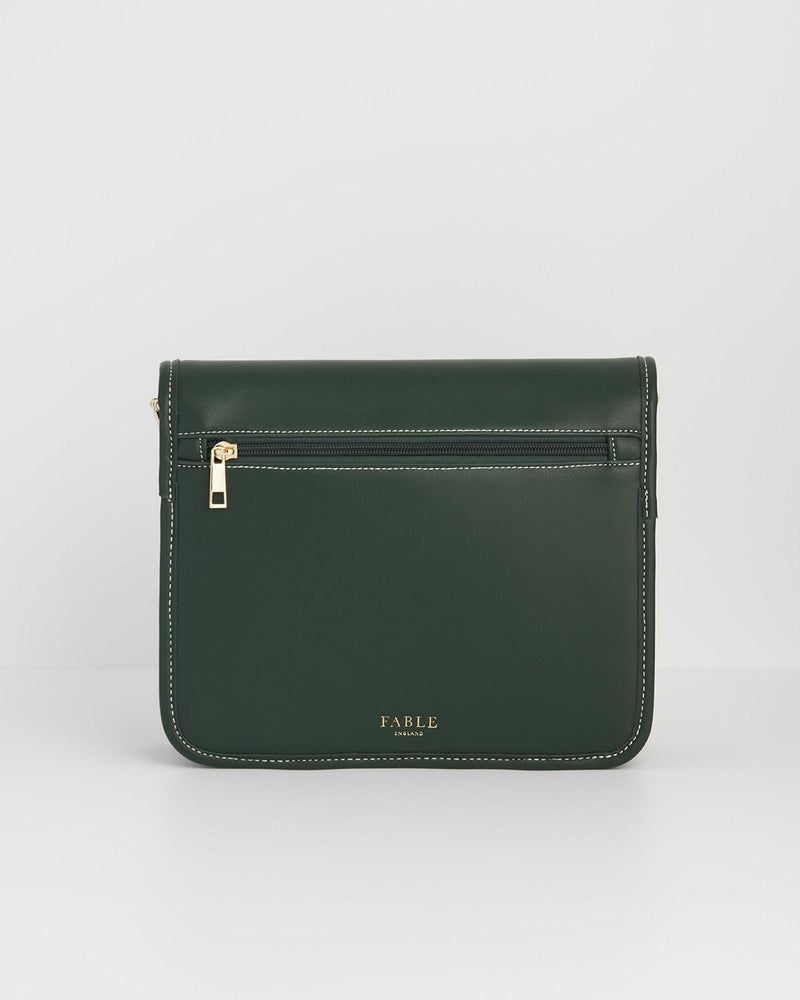 Into the Woods Green Satchel