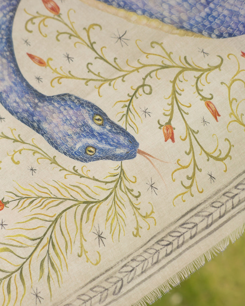 Catherine Rowe x Celestial Snake Lightweight Scarf