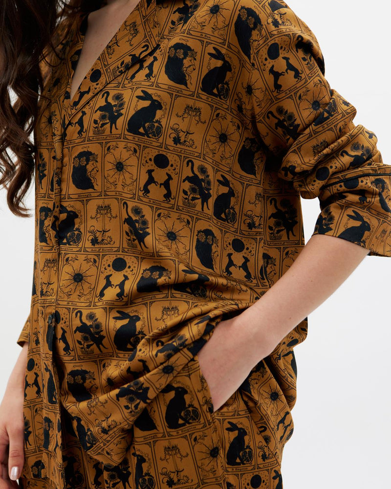 Jessica Roux Tarot Tales Pyjamas - Bronze Gold