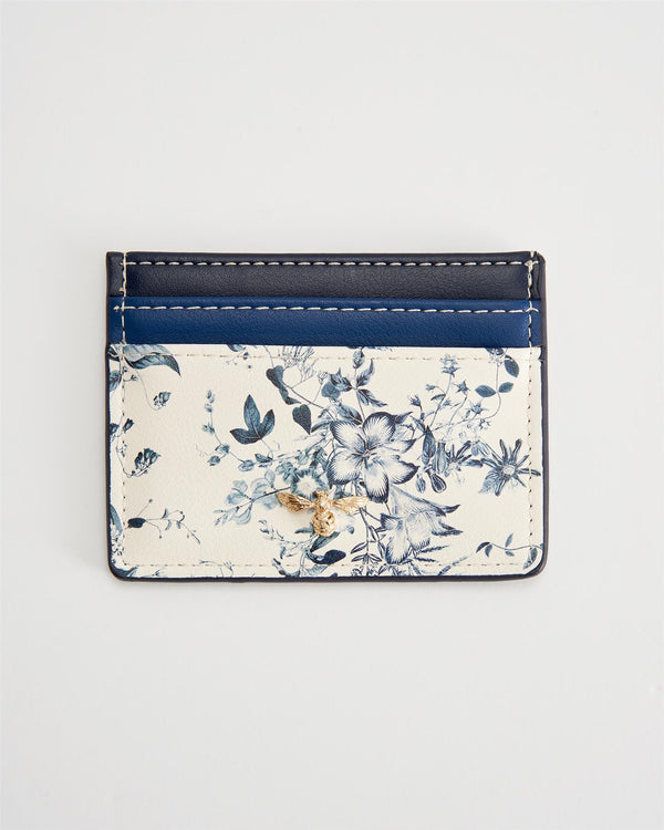 Lucy Card Purse Blooming Blue