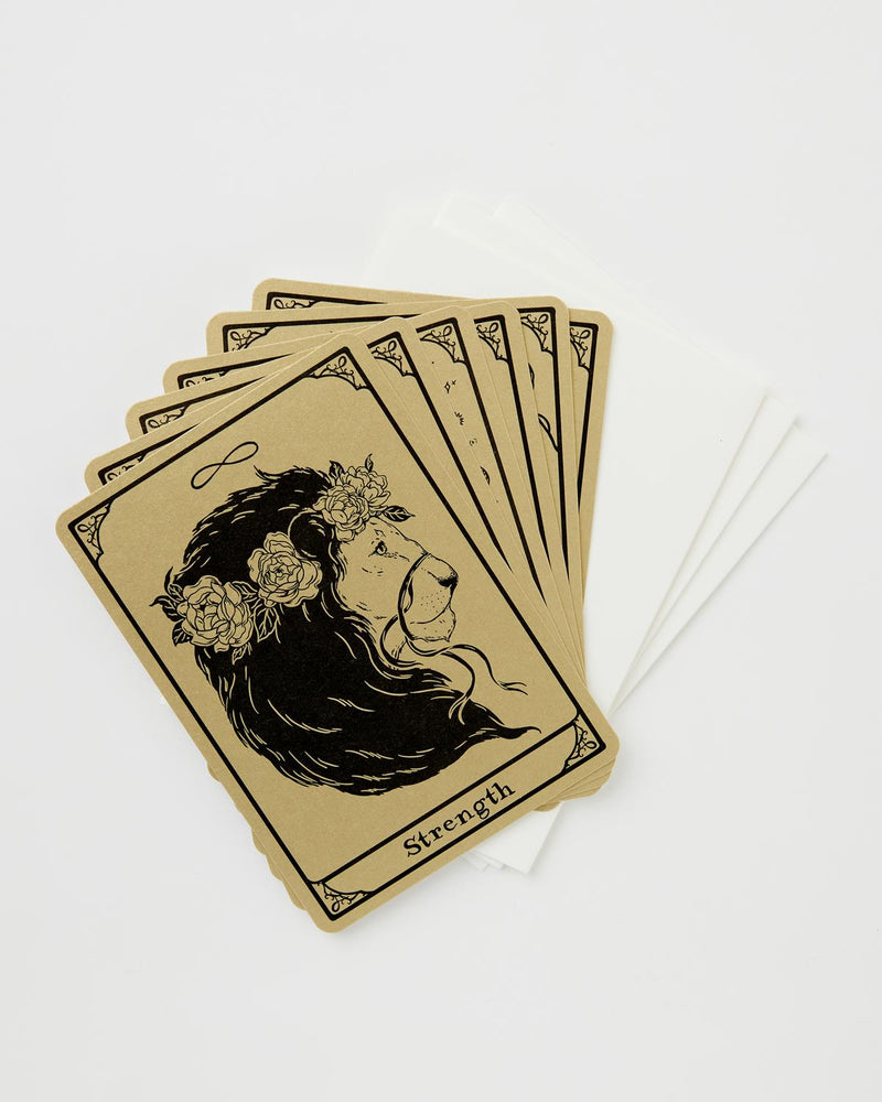 Jessica Roux Tarot Tales Postcards 6 Pack - Gold Metallic
