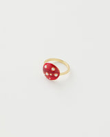 Enamel Mushroom Ring