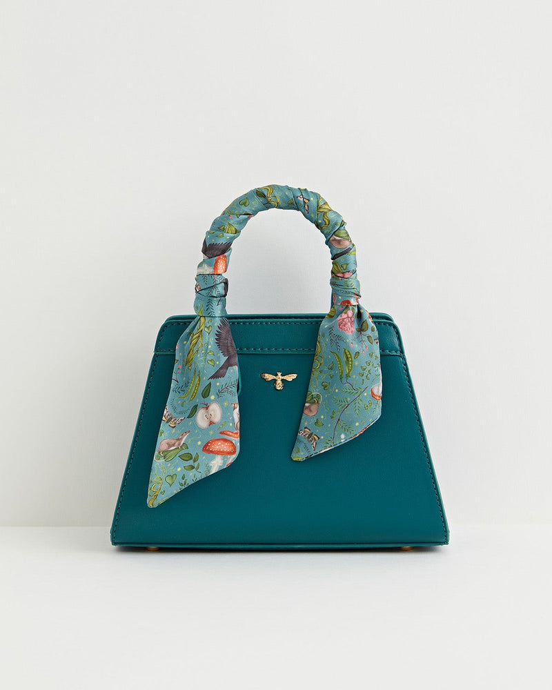 Catherine Rowe Into The Woods Small Tote - Teal