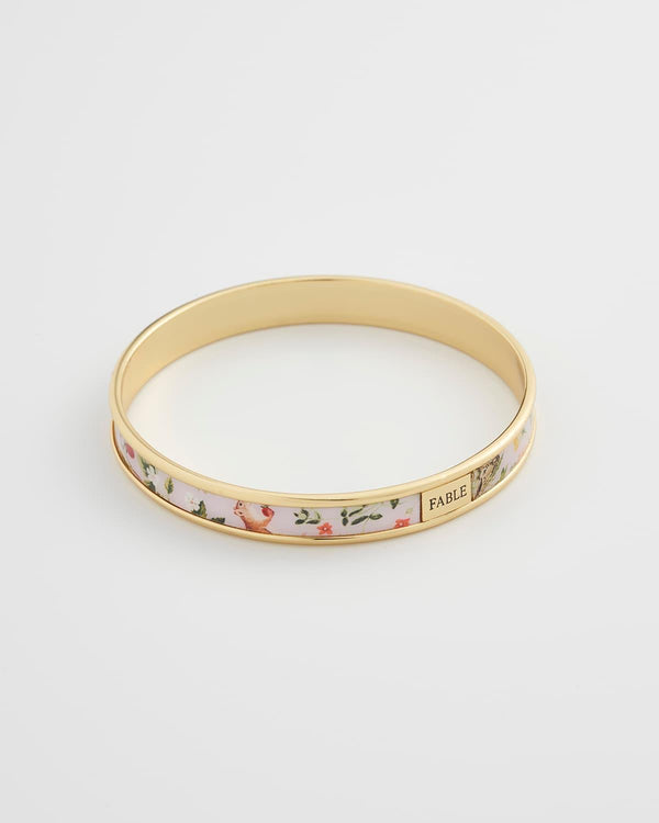 Meadow Creatures Printed Bangle Lilac