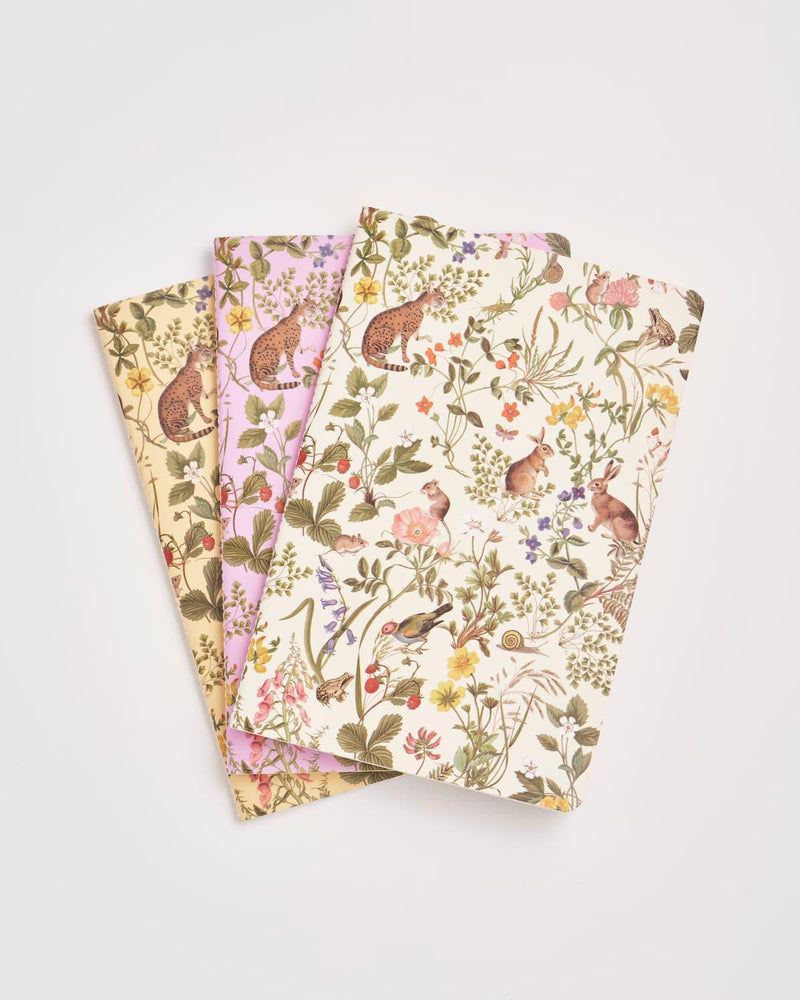 Meadow Creatures Notebooks Pack Of 3