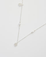 Cobweb & Pearl Silver Necklace