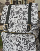 Tree Of Life Backpack - Black/White