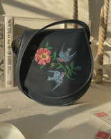 Swooping Swallows Saddle Bag