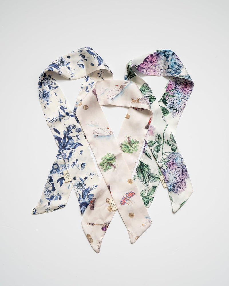 Floral Twilly Scarf Set