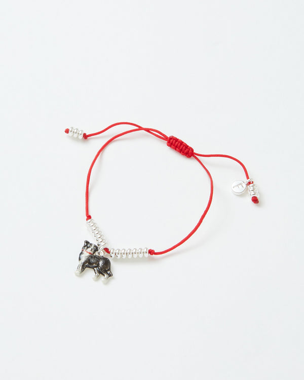 Enamel Collie Dog Bracelet