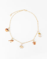 Enamel Dormouse Collector Chain Necklace