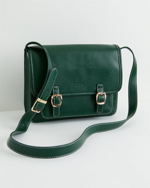 Catherine Rowe x Fable Into The Woods Satchel Green